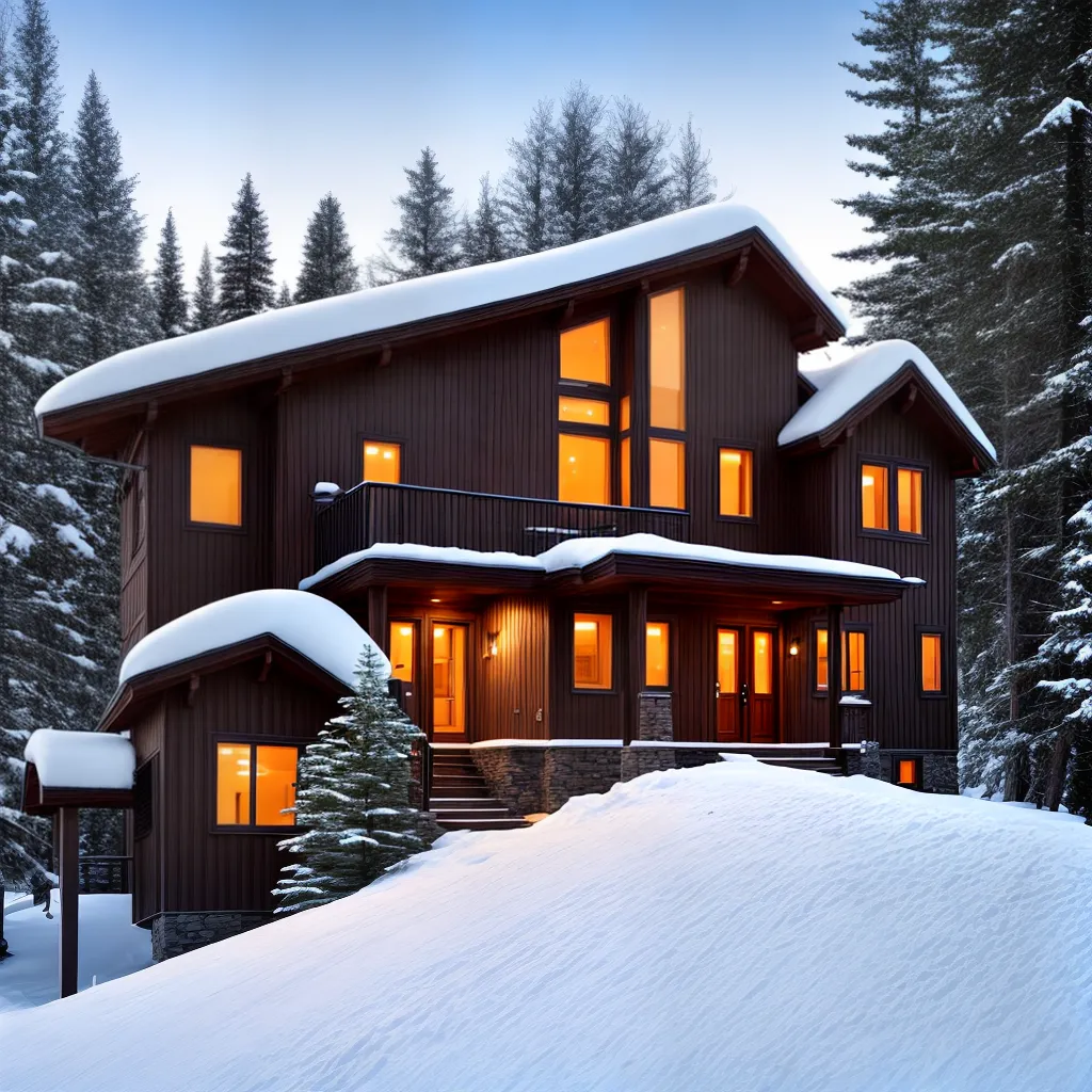 casa montanha neve construcao clima casa montanha neve construcao clima