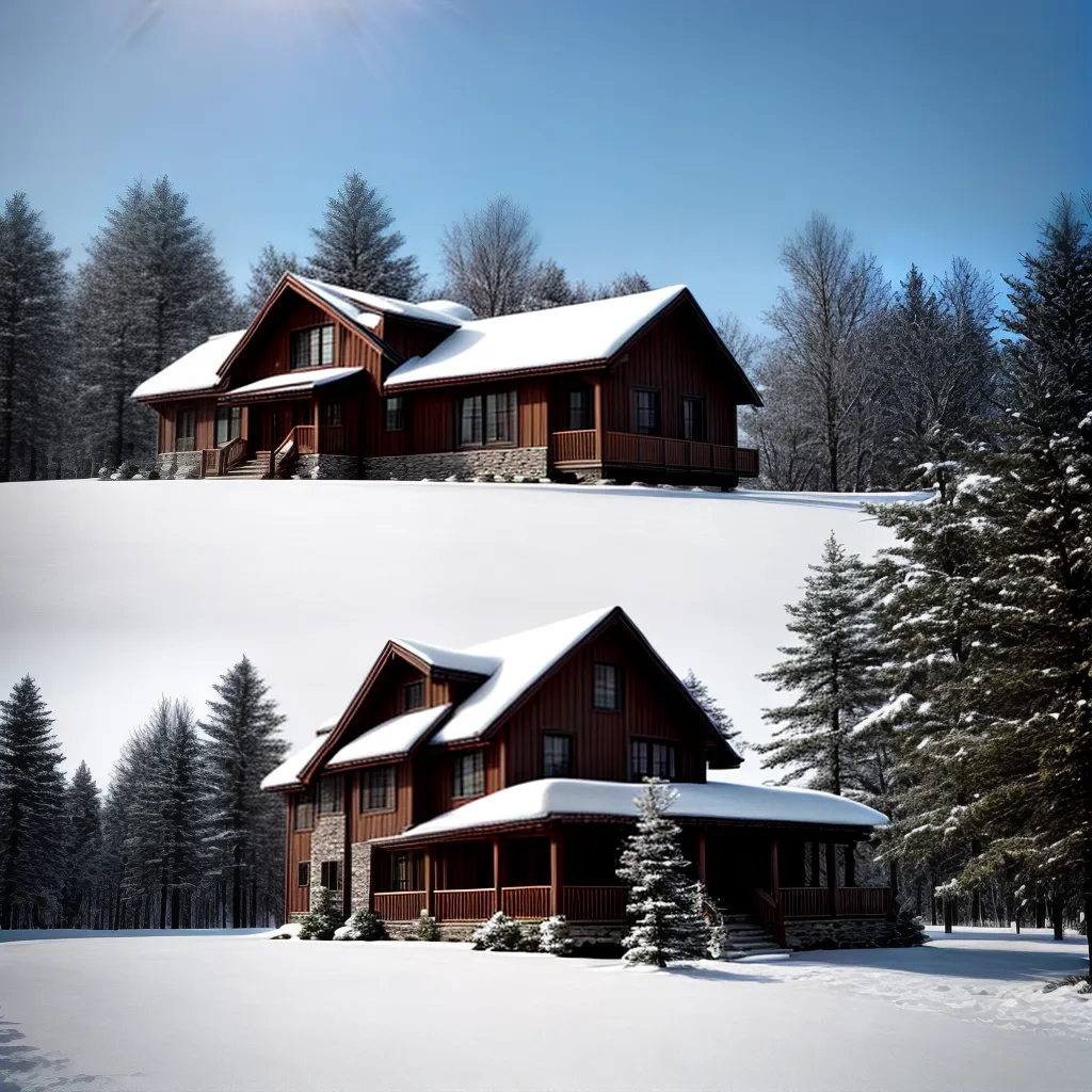 casa inverno resiliente pedra neve casa inverno resiliente pedra neve
