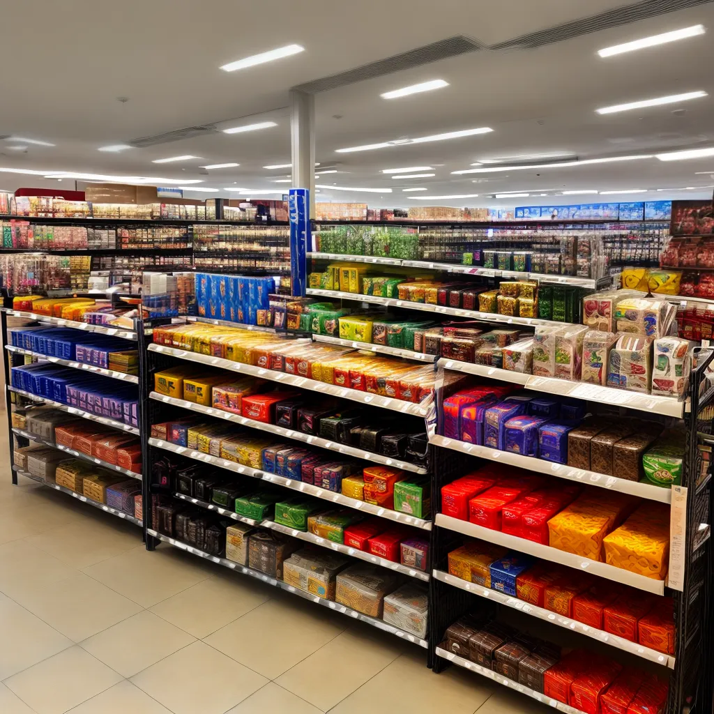 loja iluminada mercadorias loja iluminada mercadorias