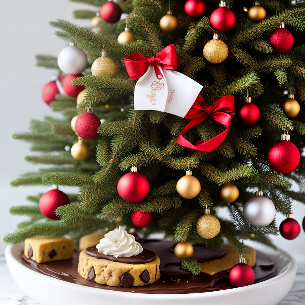 arvore natal comestivel chocolate caramelo