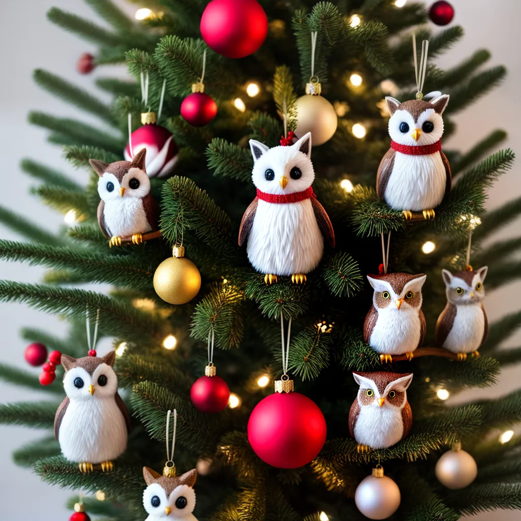 enfeites natal animais fofos
