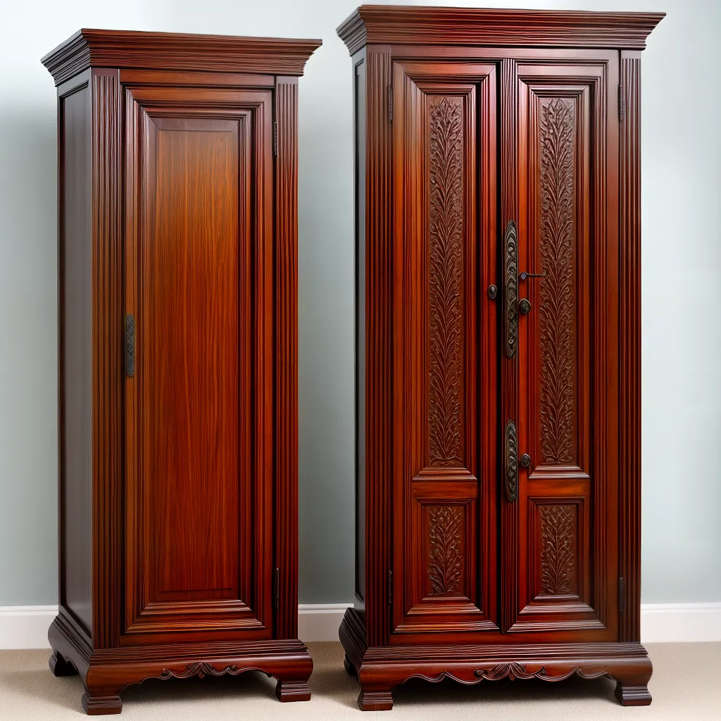 armario restaurado madeira carvings elegante armario restaurado madeira carvings elegante