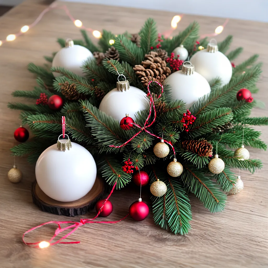 mesa rustica decoracao natal diy