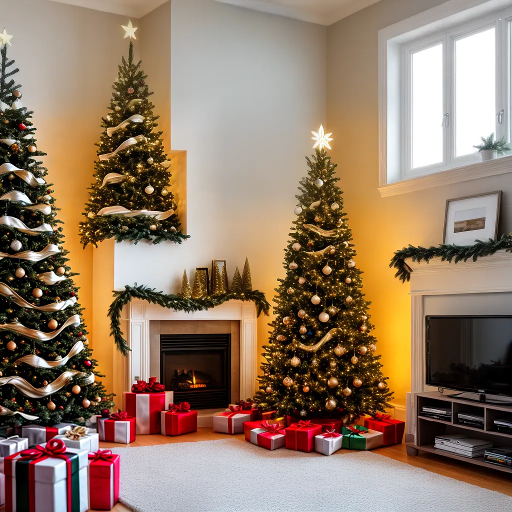 sala moderna arvore natal suspensa sala moderna arvore natal suspensa