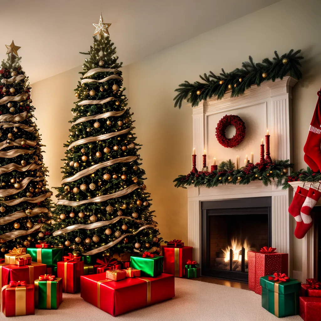 sala inverno natal arvore lareira sala inverno natal arvore lareira