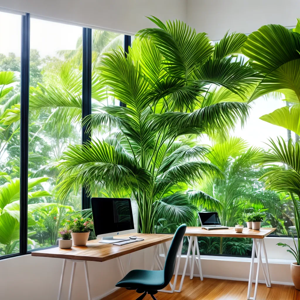 escritorio tropical moderno madeira plantas escritorio tropical moderno madeira plantas