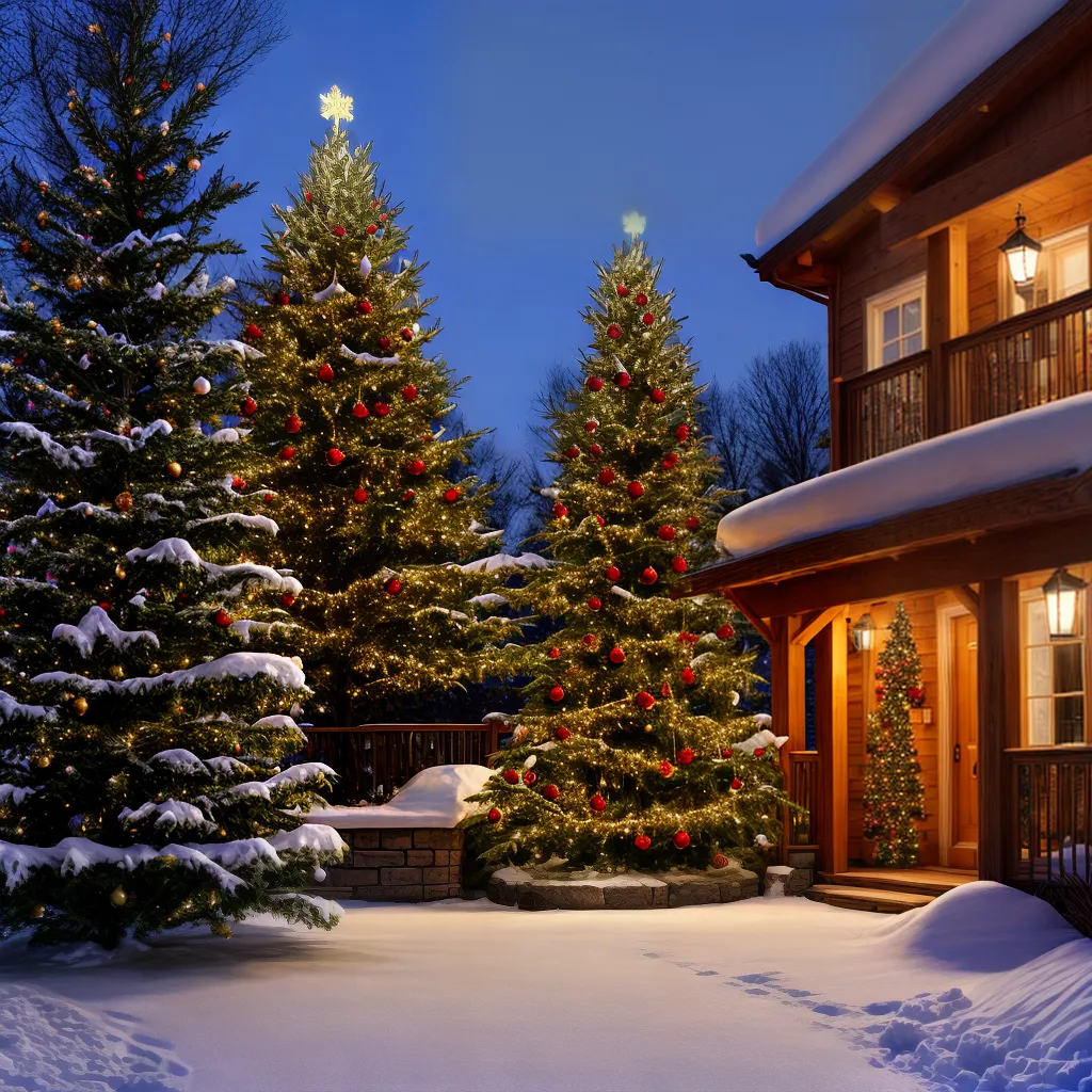 arvore natal neve luzes wreaths arvore natal neve luzes wreaths