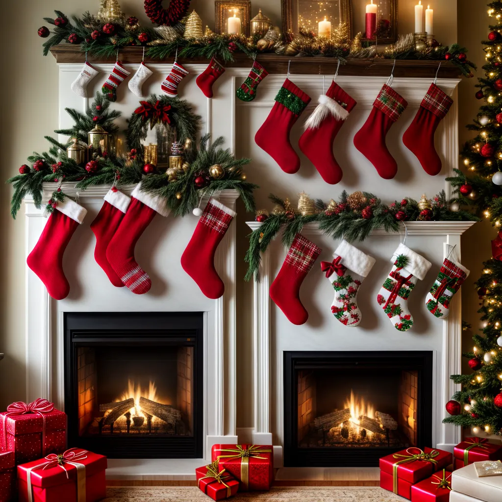 meias natal personalizadas lareira 2