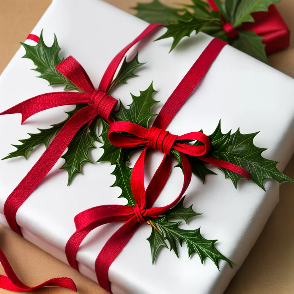 presente embalado tag artesanal natal