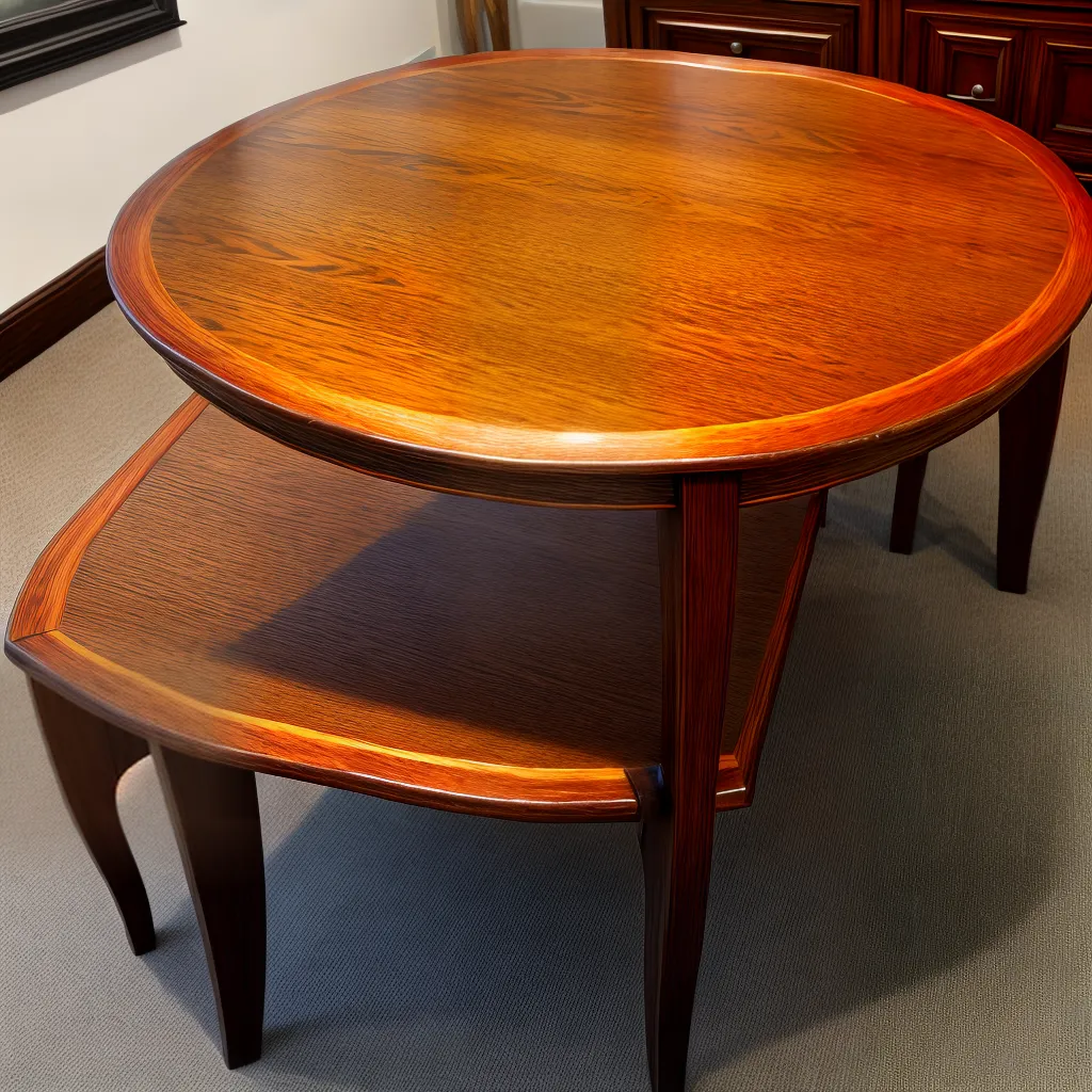 mesa madeira design flor elegancia