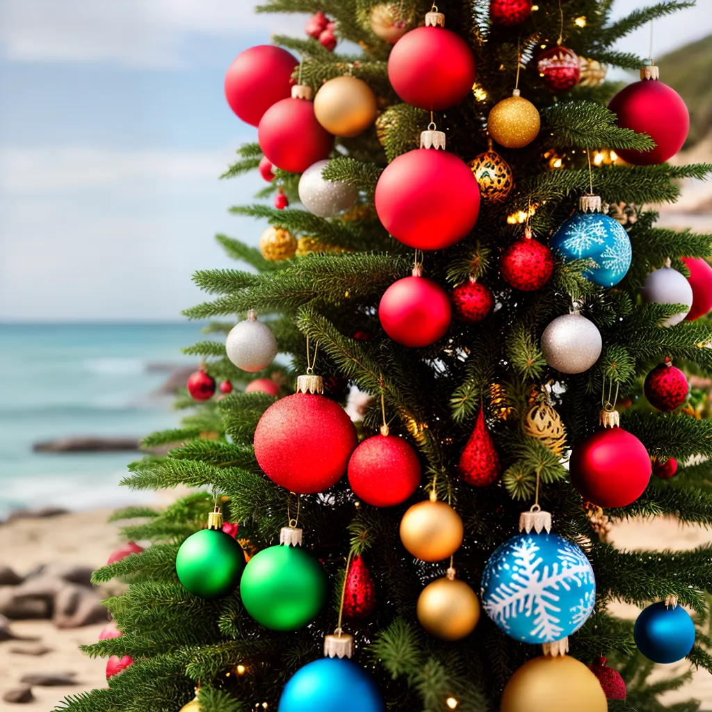arvore natal tropical colorida decoracoes arvore natal tropical colorida decoracoes
