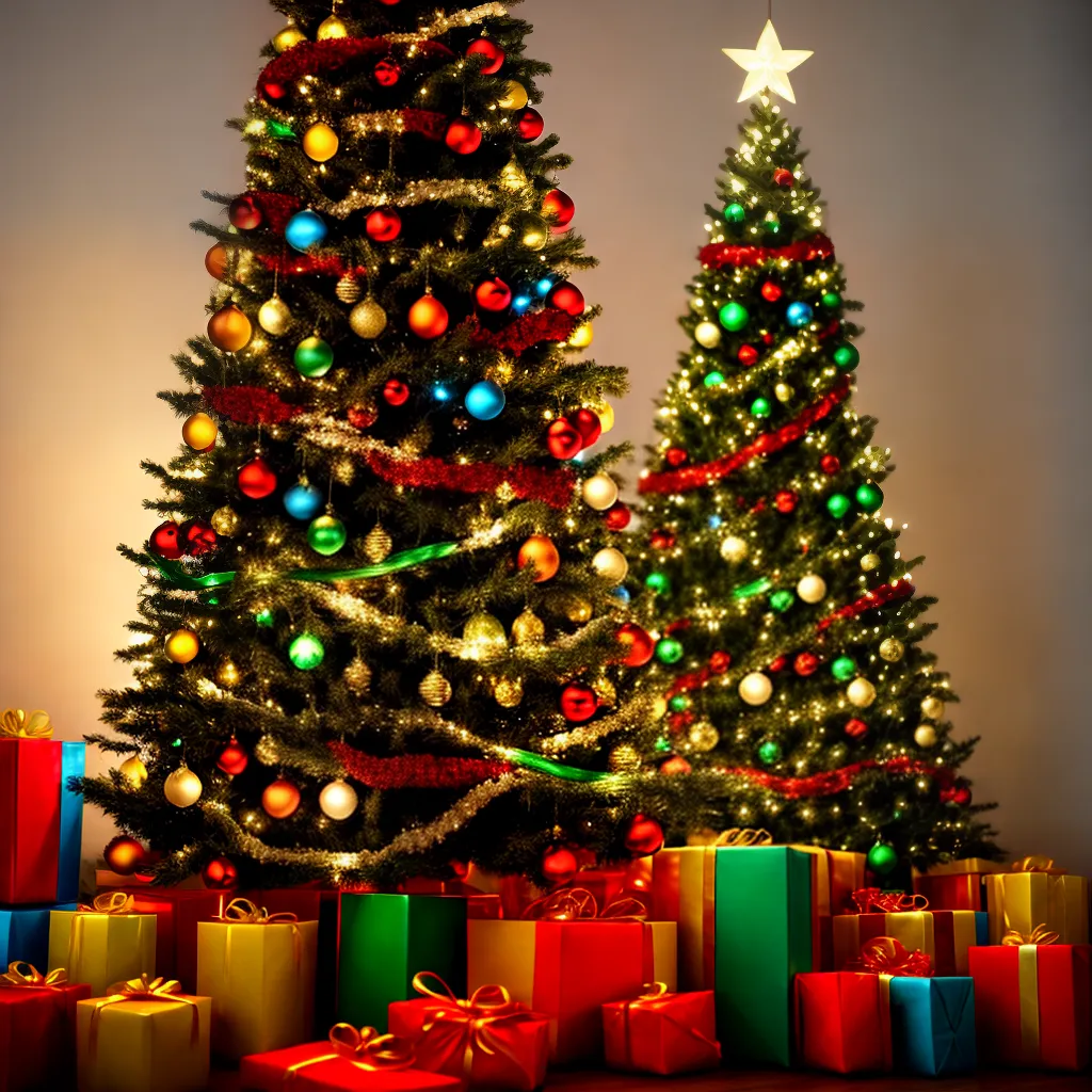 arvore natal reciclada enfeites coloridos 1 arvore natal reciclada enfeites coloridos 1