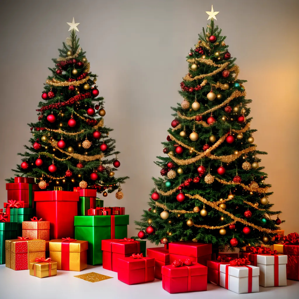 arvore natal cartoes festivos alegria