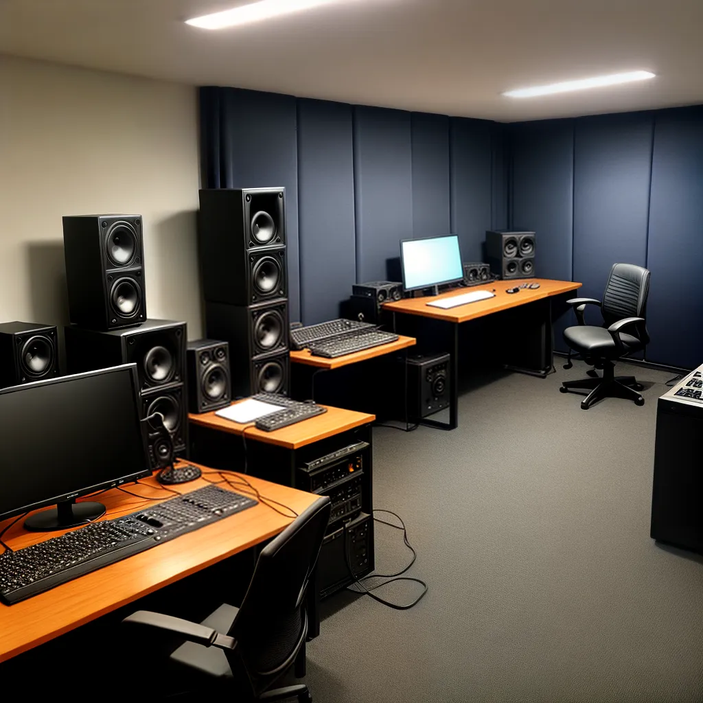 estudio gravacao acustica microfones