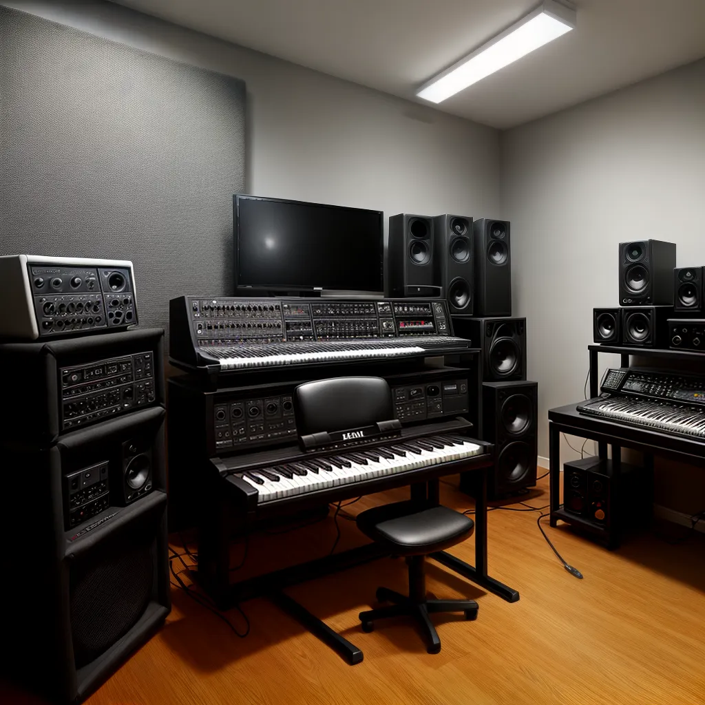 estudio gravacao acustico instrumentos