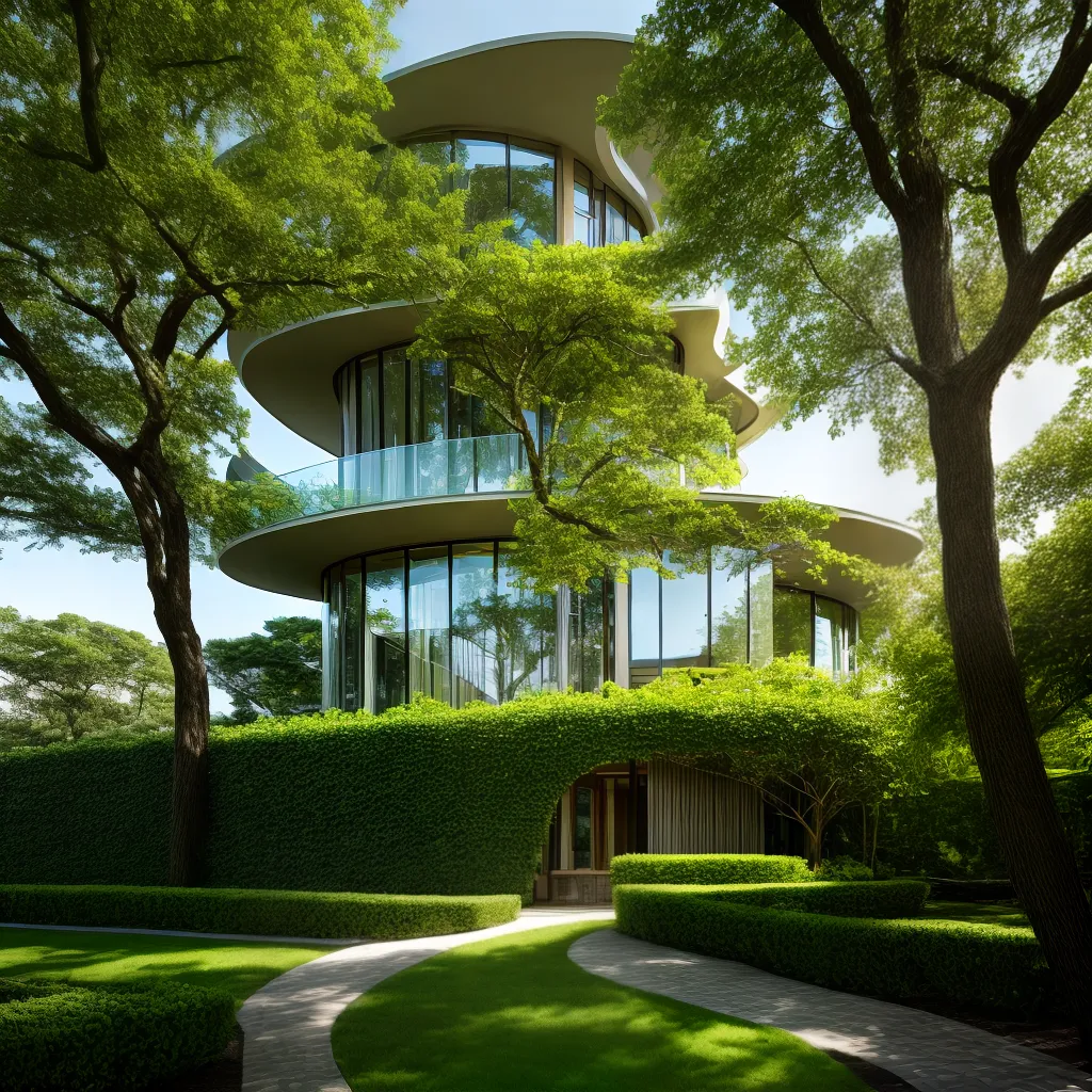 arquitetura natureza harmonia curvas