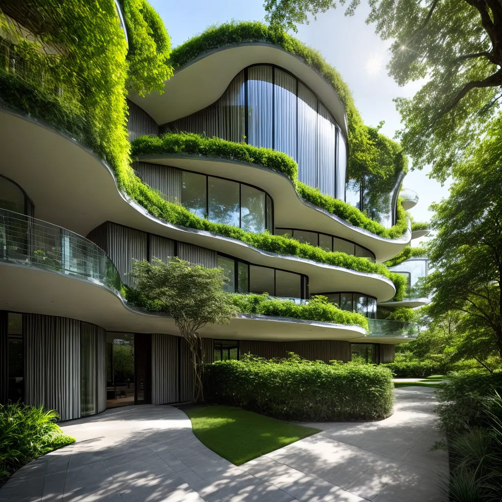 arquitetura natureza luz verde