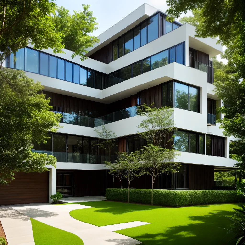 arquitetura natureza integracao luz verde