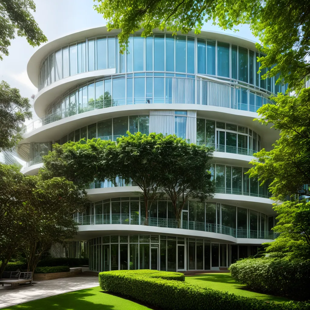 arquitetura natureza luz verde 1