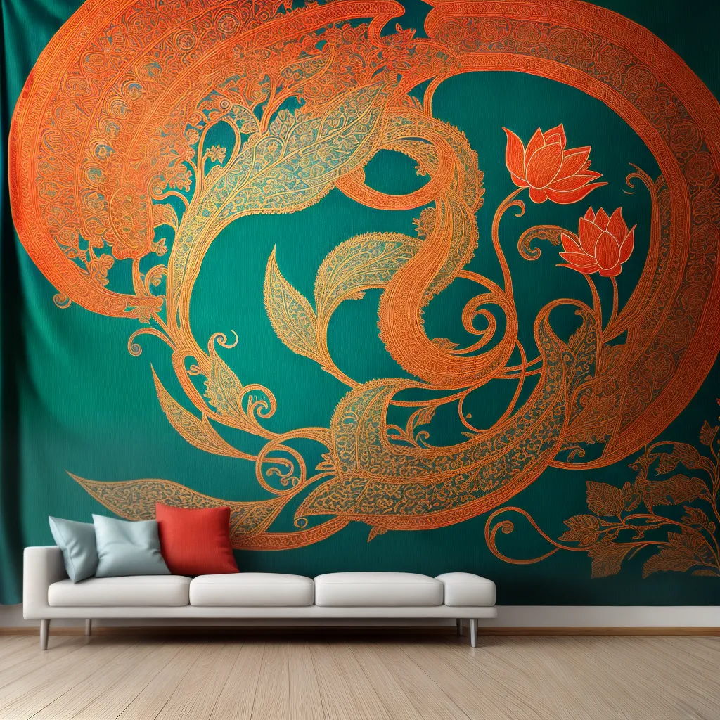 tapecaria sudeste asiatico lotus mitologia tapecaria sudeste asiatico lotus mitologia