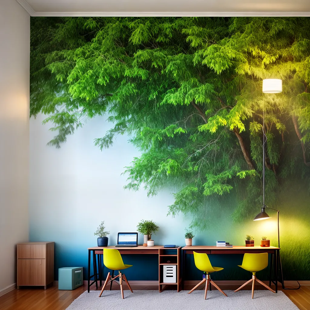 home office estudio ioga plantas 1