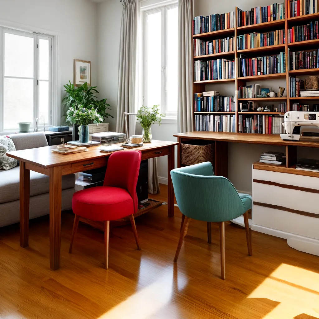 escritorio costura vintage organizado 1