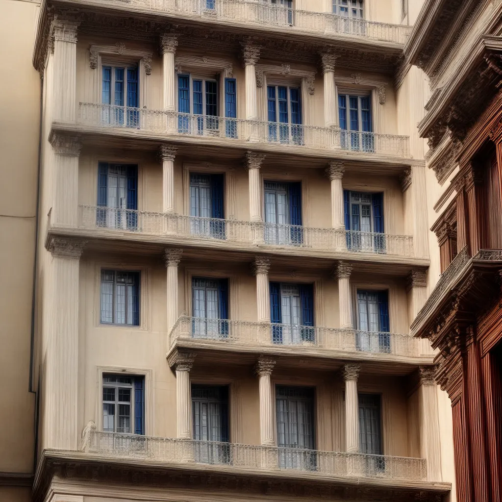 edificio colonial balcones ventanas arco edificio colonial balcones ventanas arco