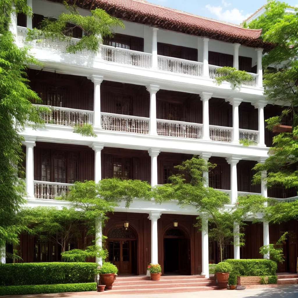 edificio colonial elegante verdejante edificio colonial elegante verdejante