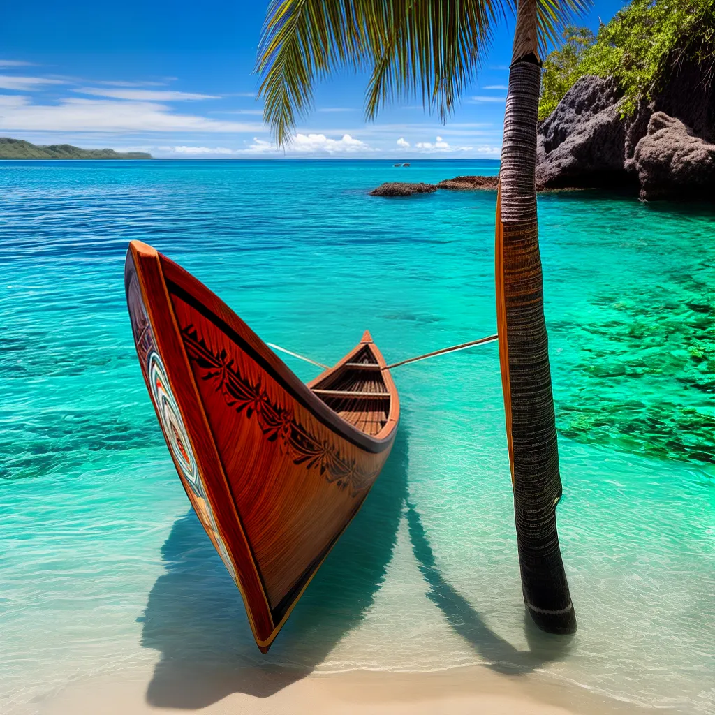 pintura canoa ilhas pacifico artesanato pintura canoa ilhas pacifico artesanato