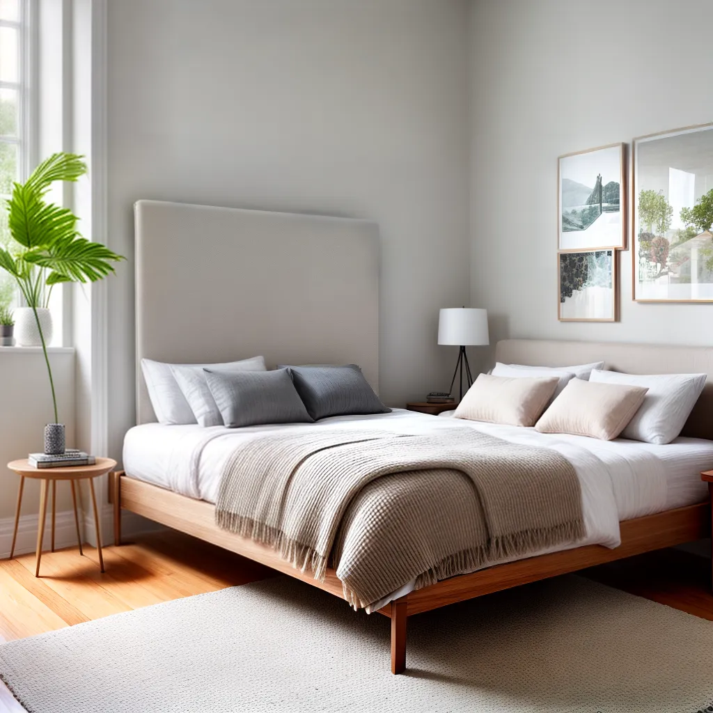 quarto minimalista aconchegante decoracao