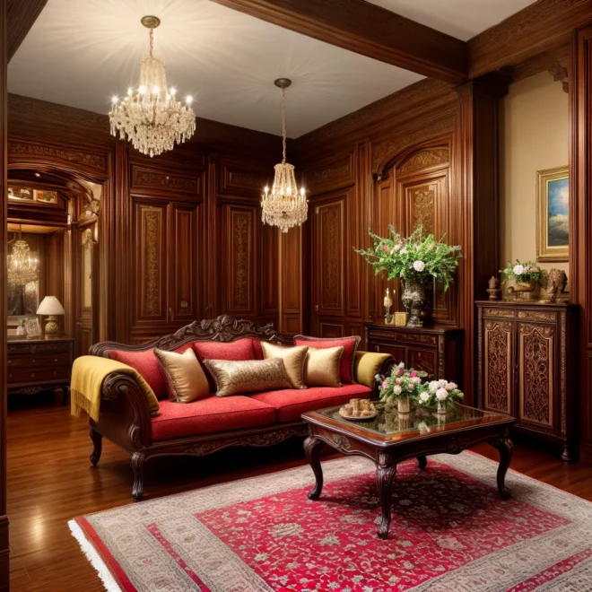 sala estilo slavo bordado cristal