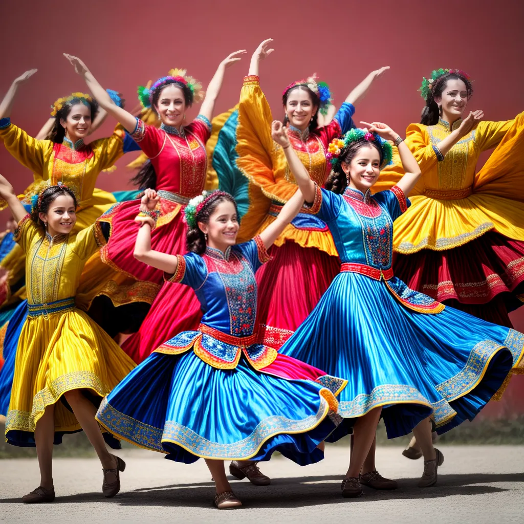 pintura danca folclorica eslavica