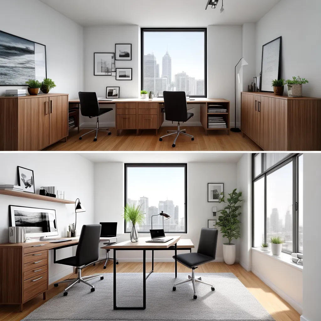 escritorio moderno mesa vidro decoracao
