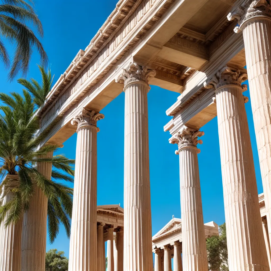 predio neoclassico ceu azul colunas predio neoclassico ceu azul colunas
