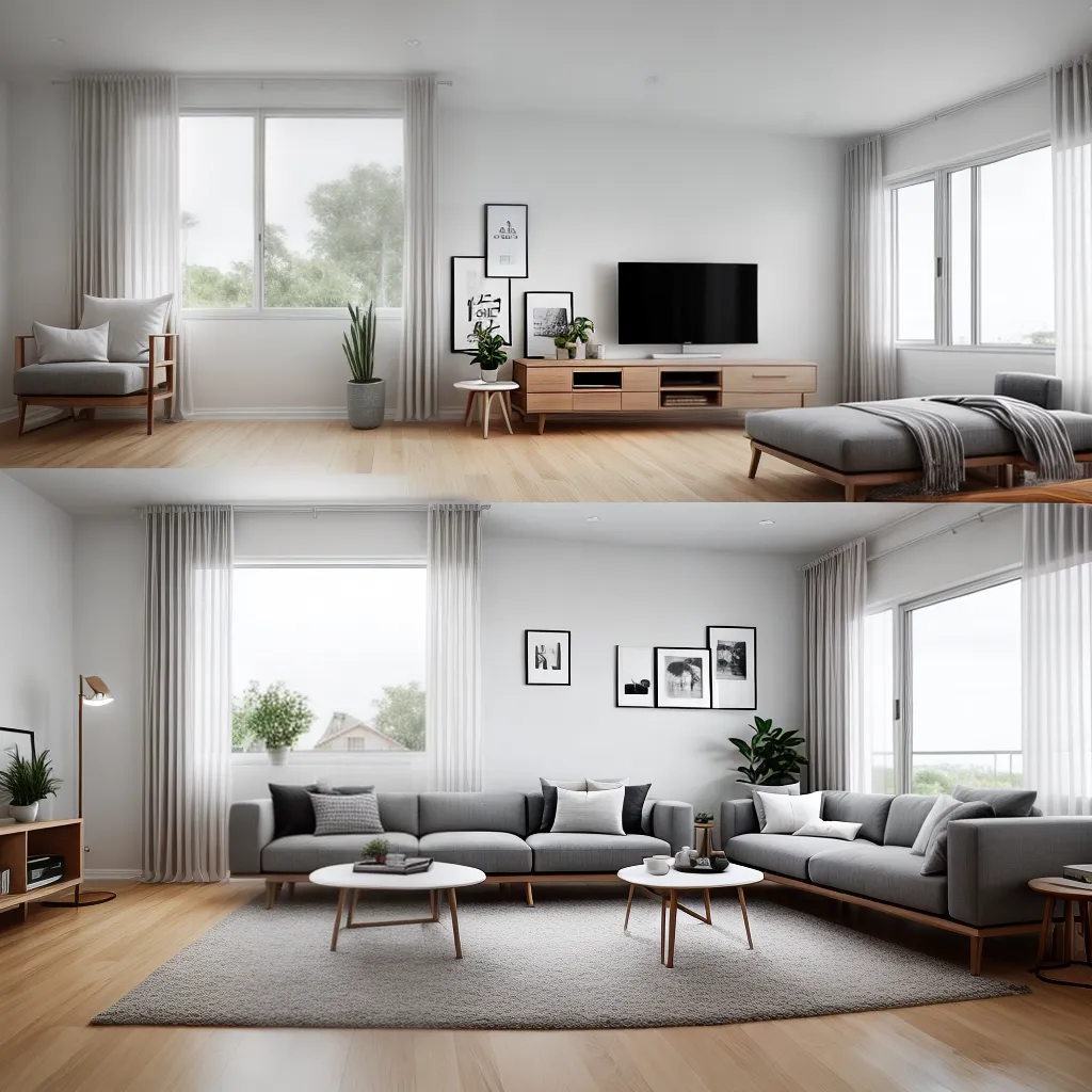 sala minimalista serenidade luz natural sala minimalista serenidade luz natural