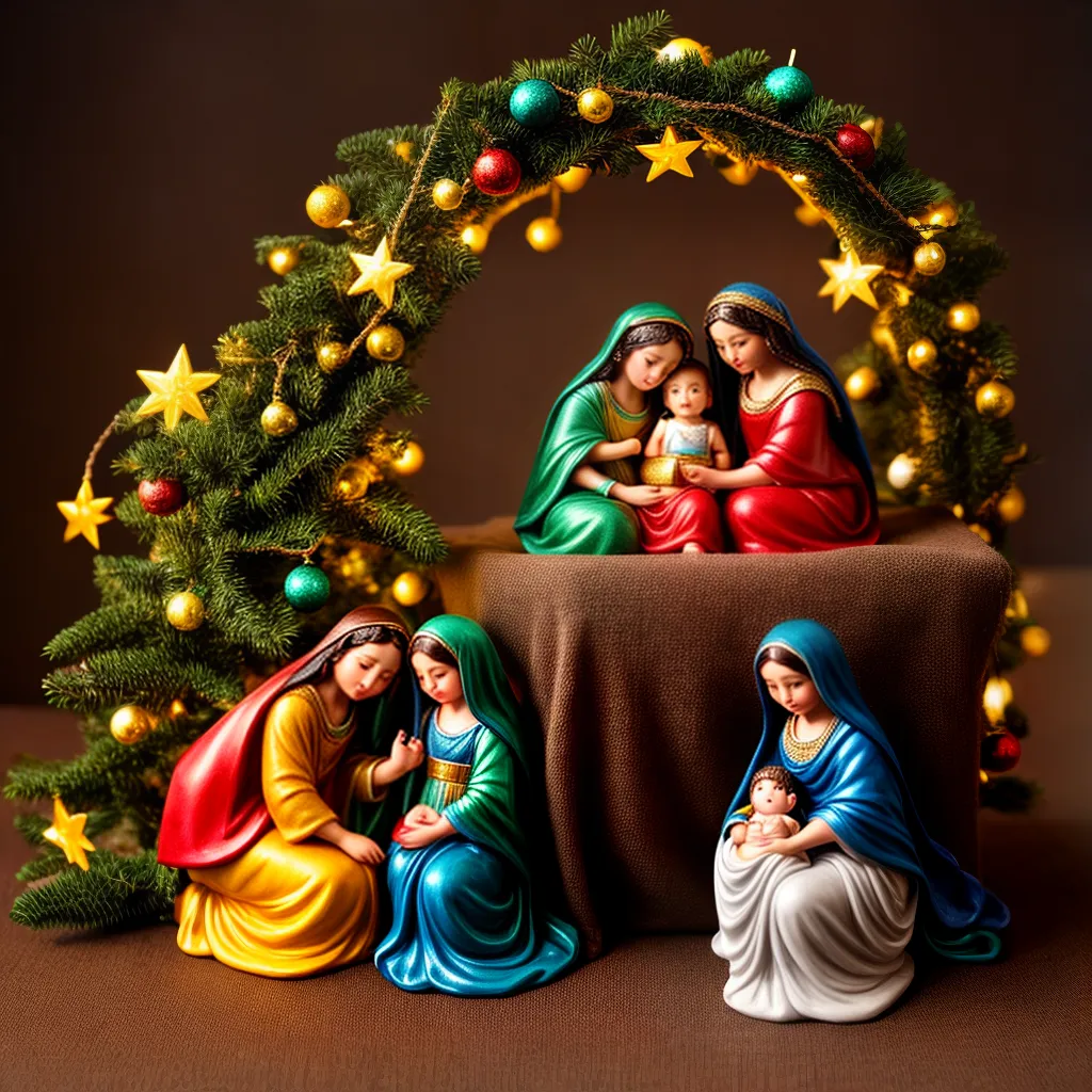 presepio colorido artesanal nascimento jesus presepio colorido artesanal nascimento jesus