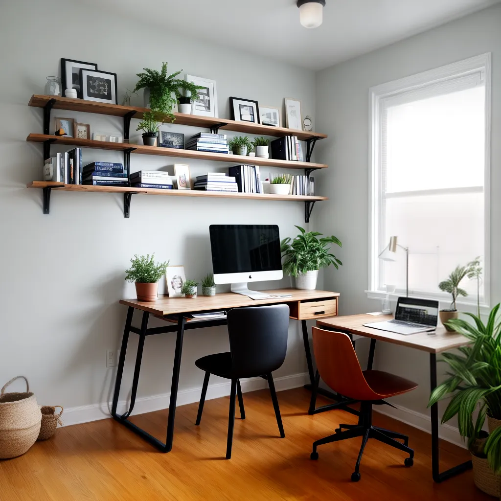 escritorio organizado motivacao plantas
