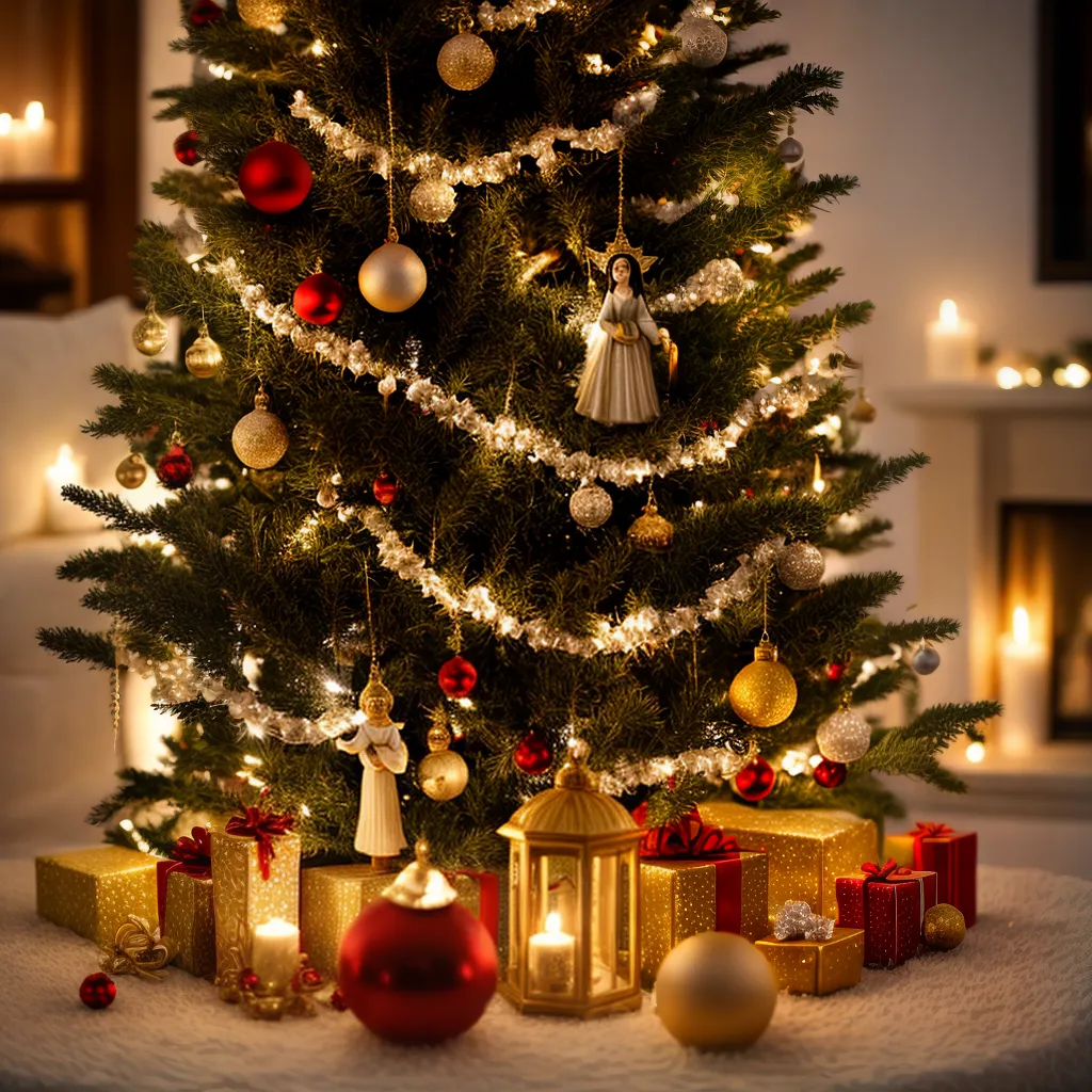 arvore natal religiosa ornamentos luzes arvore natal religiosa ornamentos luzes