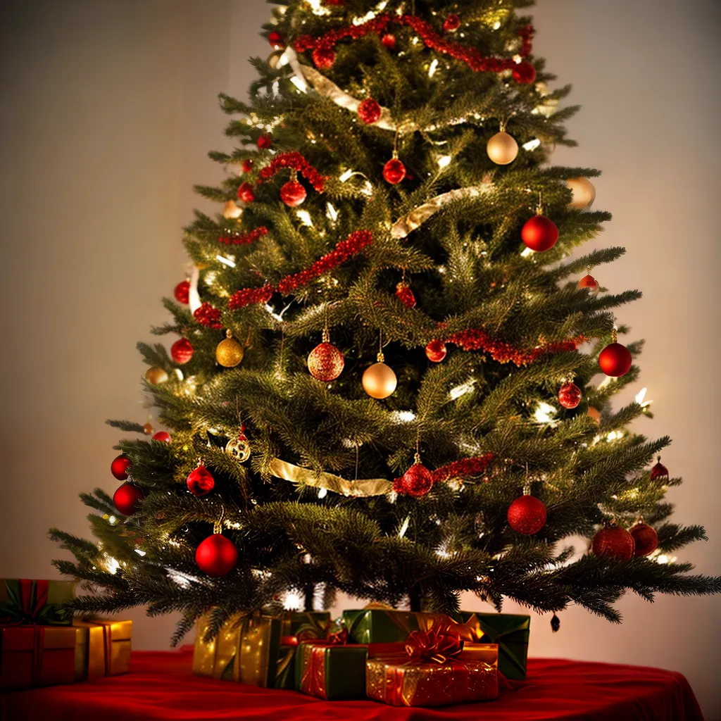 arvore natal vintage enfeites retro