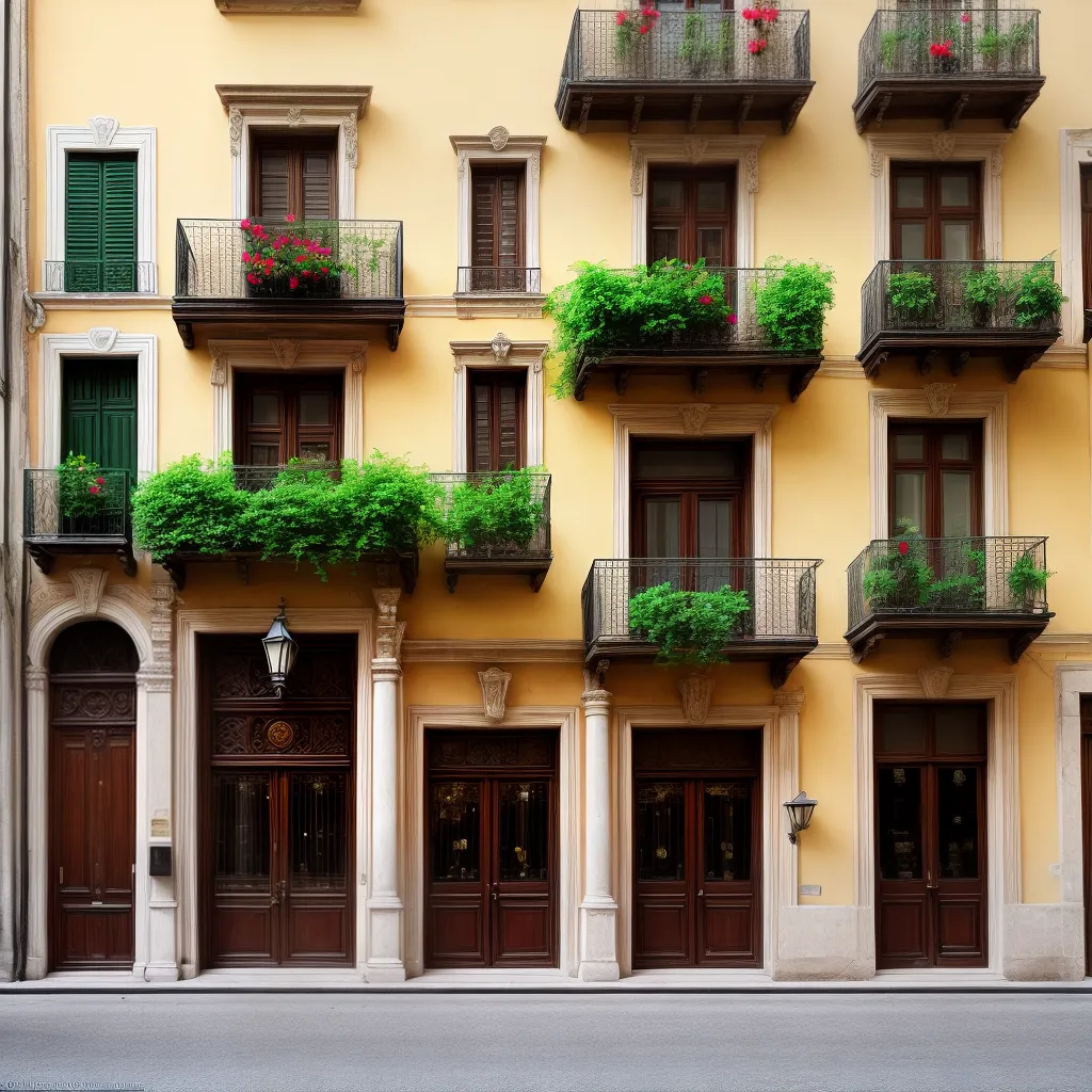 edificio italiano colunas arco balcao edificio italiano colunas arco balcao