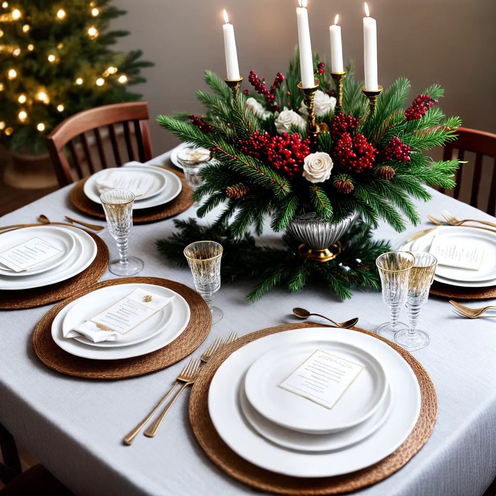 mesa natalina decorada branco prata ouro mesa natalina decorada branco prata ouro