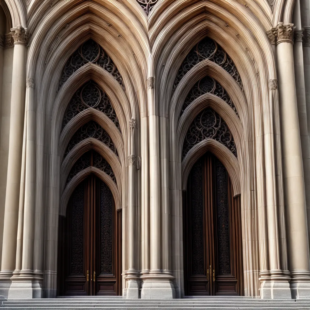 edificio majestoso arquitetura romanesca 1