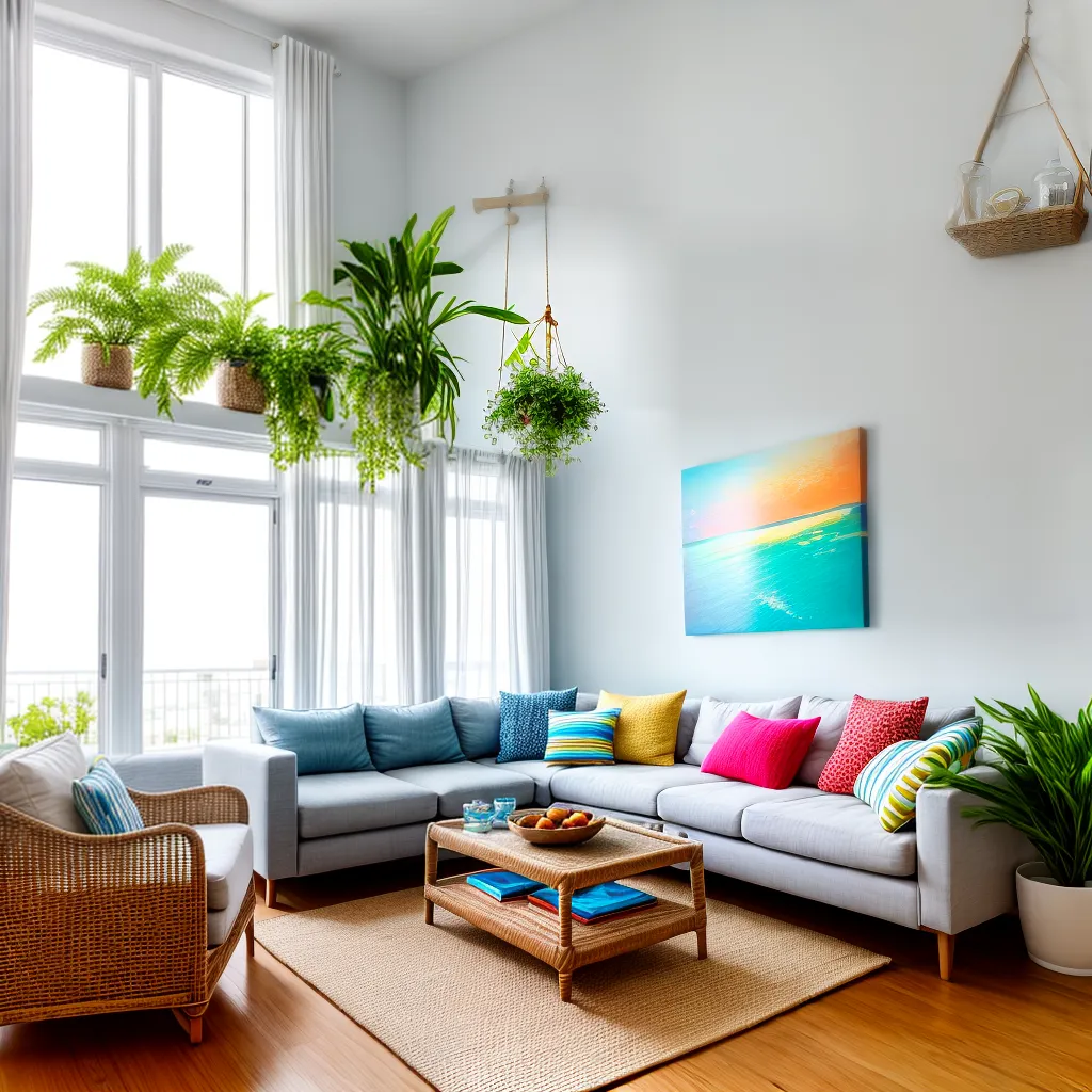 sala verao decoracao leve acolhedora