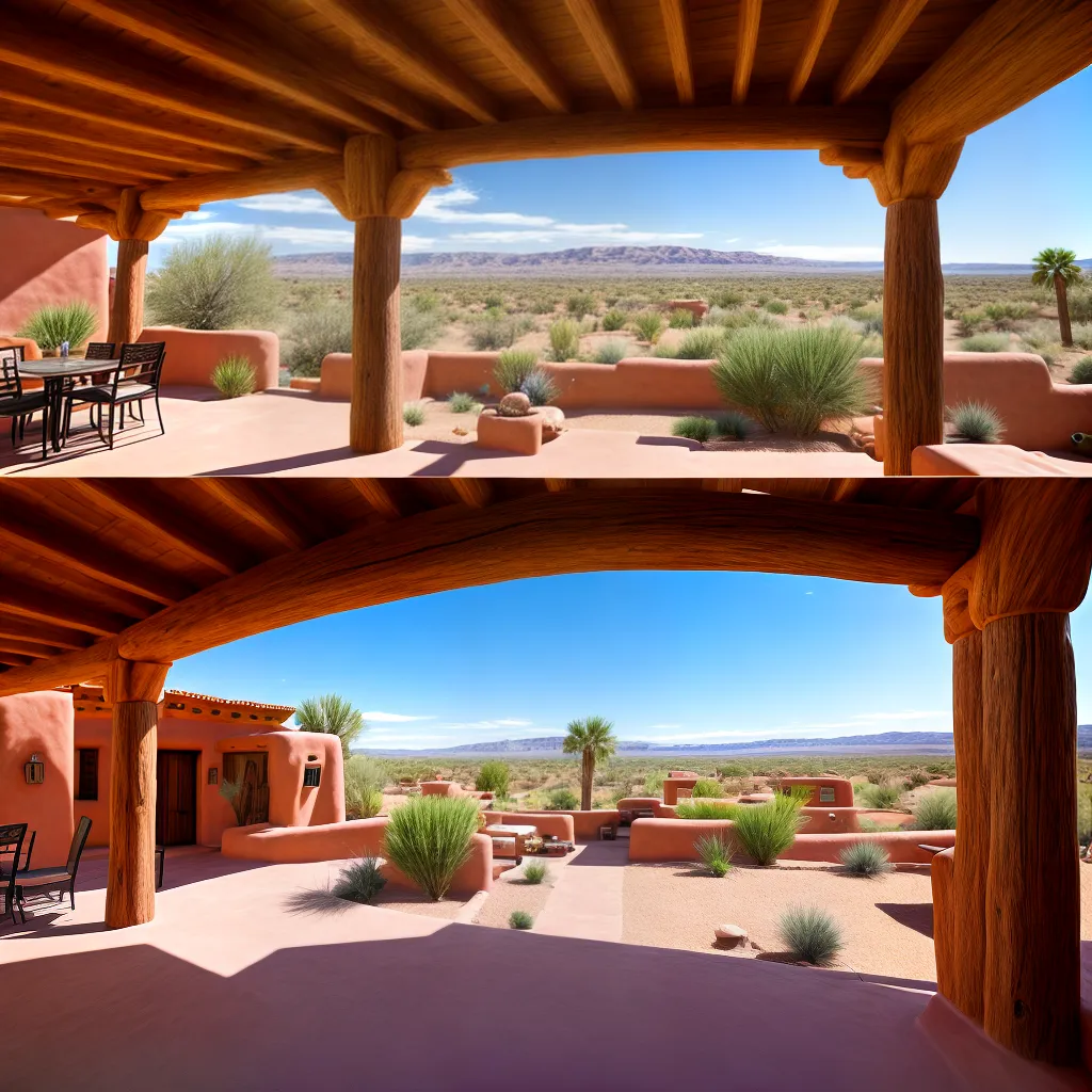 casa pueblo revival arquitetura deserto