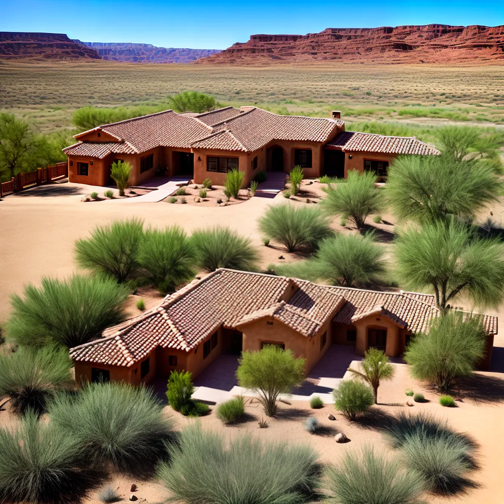casa adobe deserto arquitetura pueblo 1
