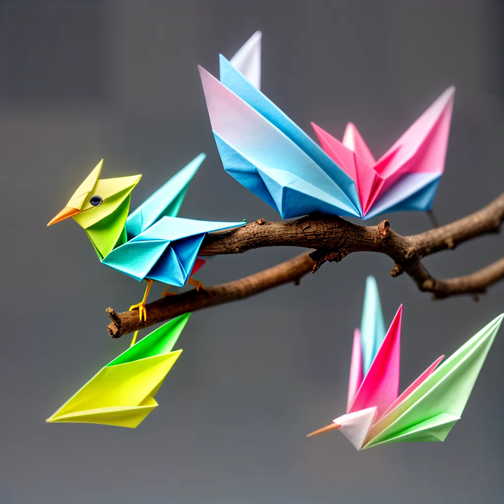 origami grou cranio cores ramo origami grou cranio cores ramo