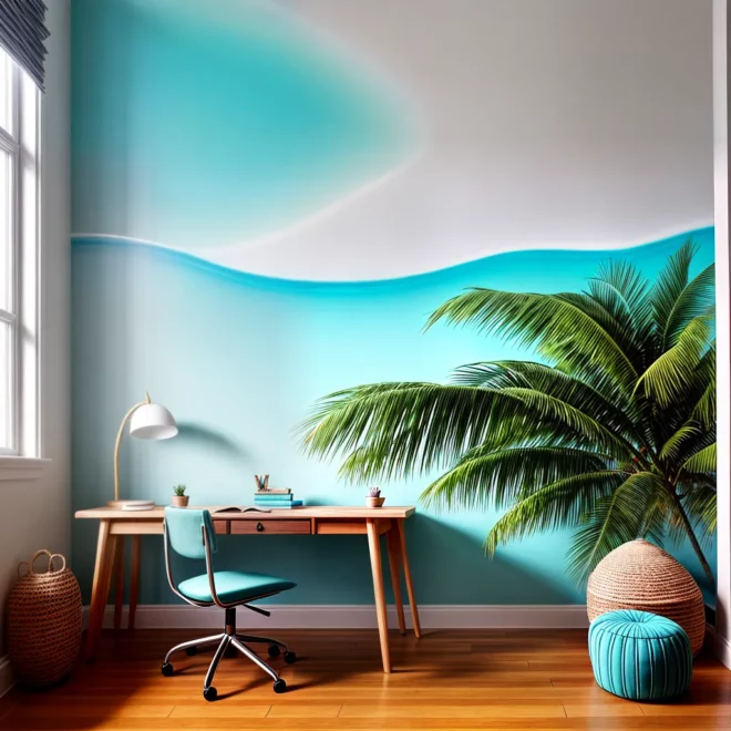 escritorio ilha tropical madeira turquesa escritorio ilha tropical madeira turquesa