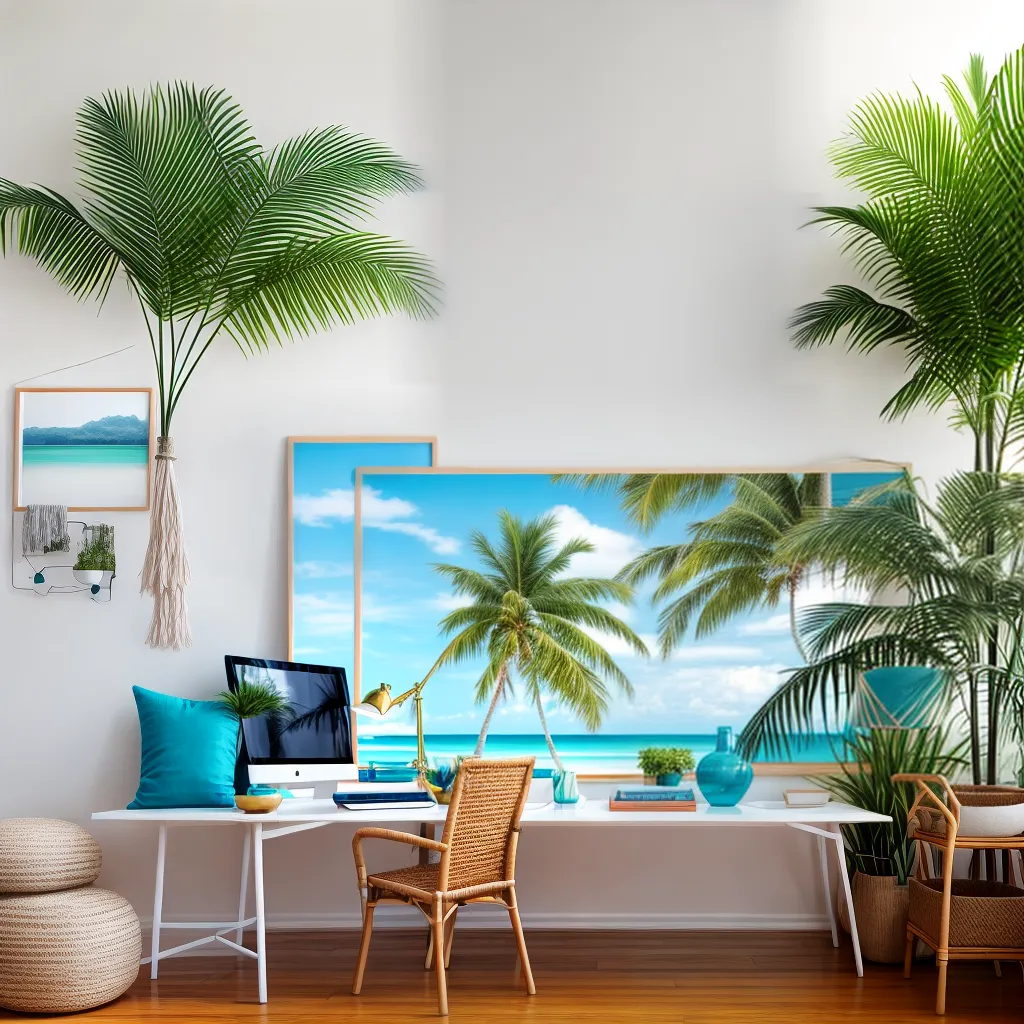 escritorio tropical decoracao praia escritorio tropical decoracao praia