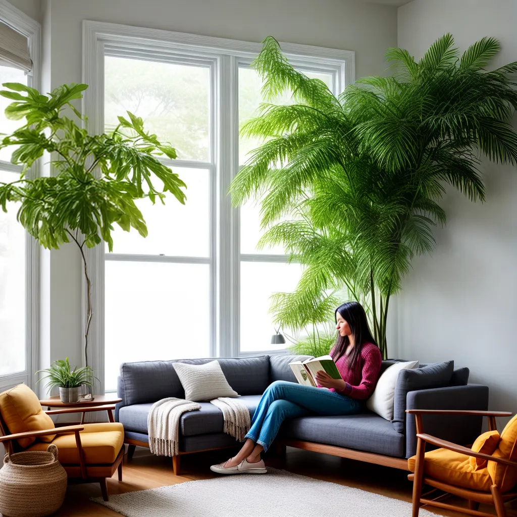 sala aconchegante leitura plantas sala aconchegante leitura plantas