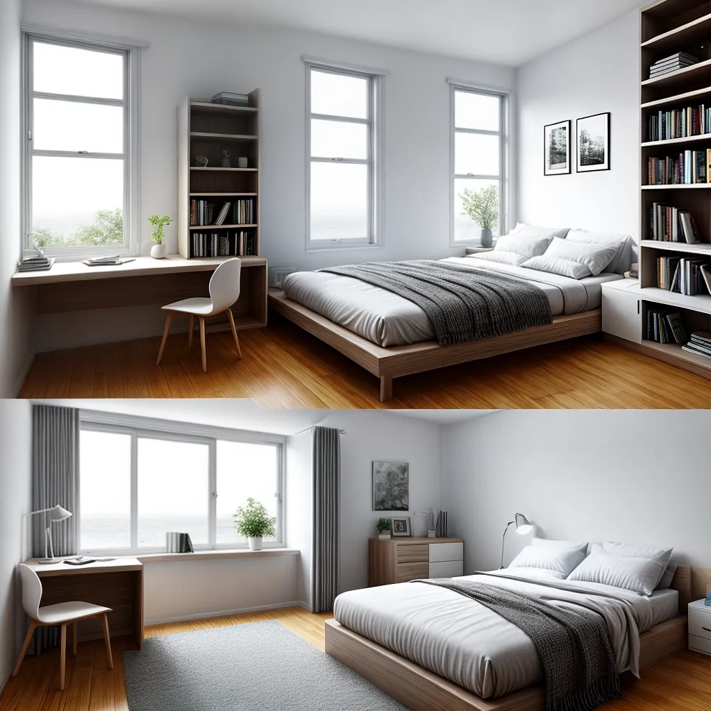 quarto minimalista organizado tranquilo 2
